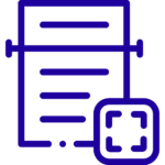 A flowchart icon representing a sequence of steps connected by lines, with a square loop symbol at the bottom.